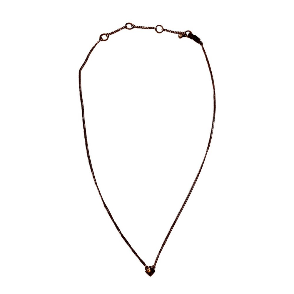 Givenchy Gunmetal Tinted Chain Yellow Diamond Shape Crystal Vintage Necklace 16" - Picture 2 of 5